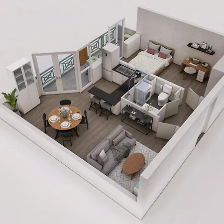 Apartmán T2 - 47m2 - Parking Gratuit & Wifi